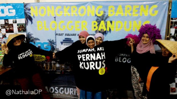 blogger bandung | kaos gurita | bukber basreng |nchie hanie