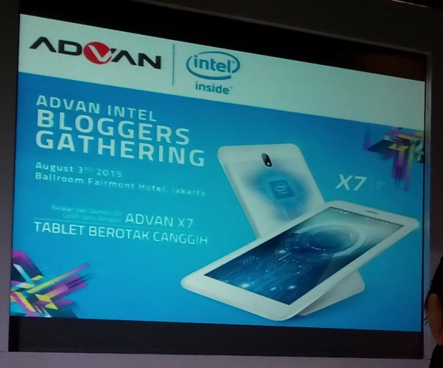 Advan Intel | Advan  Vandroid X7 | Advan X7 Utk Indonesia | Blogger Gathering | Emak2 Blogger | Blogger BDG | Tablet  berotak komputer 