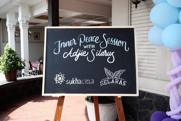 Adjie Silarus | Inner Peace Session |Berdamai dengan diri sendiri | Blogger Bandung |sejenak hening | selaras guest house